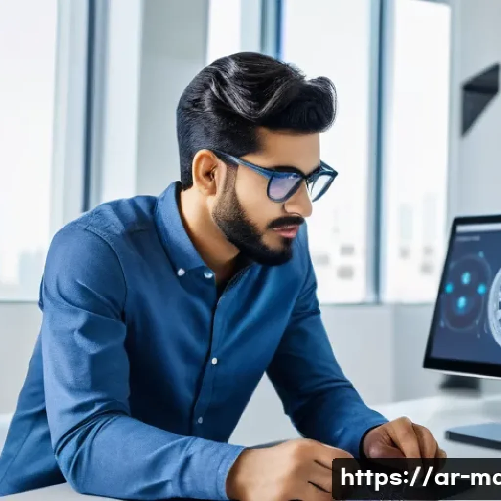 기계설계 이직 타이밍 잡는 법 - A modern mechanical engineer working in a high-tech design studio in Dubai, surrounded by advanced 3...