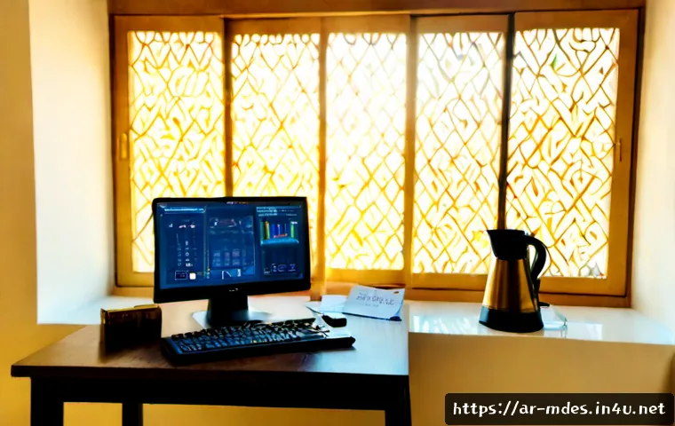기계설계 프리랜서 수입 관리 - Photorealistic home office in Riyadh, Arab mechanical design freelancer wearing modest smart-casual ...